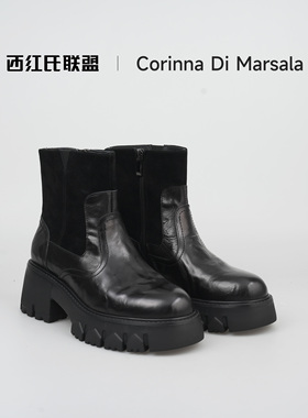 【Forever HH】【西红氏】时装靴X10188732-1跟高6cm半码拍大