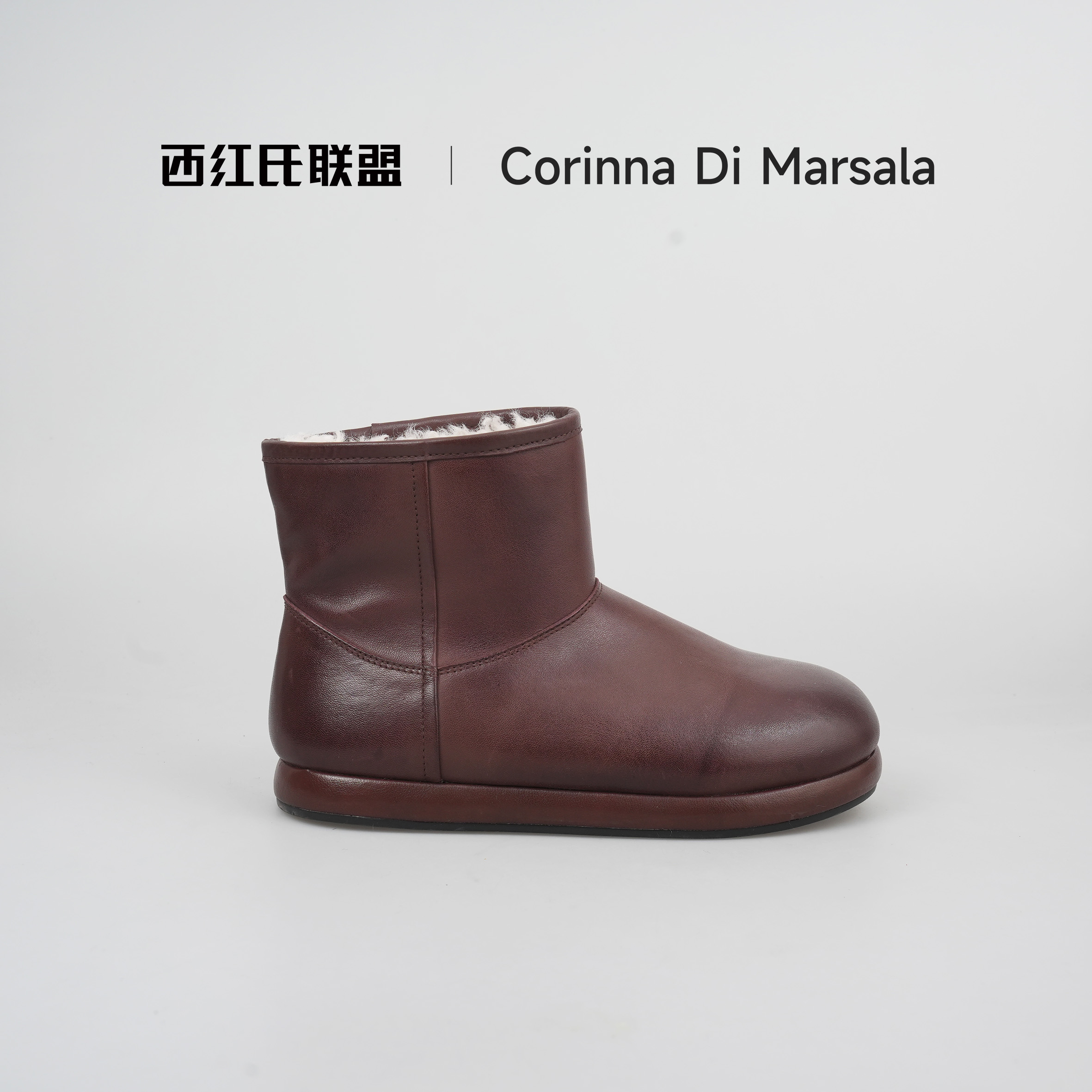 【夏天专享】【西红氏】雪地靴X2550M665跟高2cm半码拍大