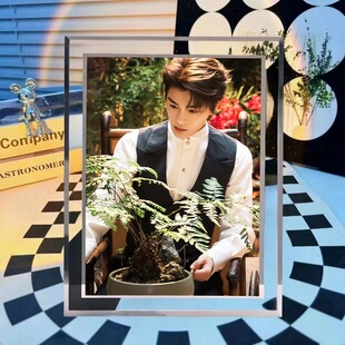 南部档案丁禹兮相框周边水晶玻璃相框桌面摆台定制照片纪念礼物