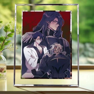 魔王逆谋王正版周边里昂水晶玻璃相框定制宿舍高档精致简约摆台