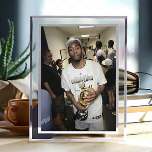 伦纳德NBA篮球明星照片周边正版水晶玻璃相框摆台摆件礼物送朋友