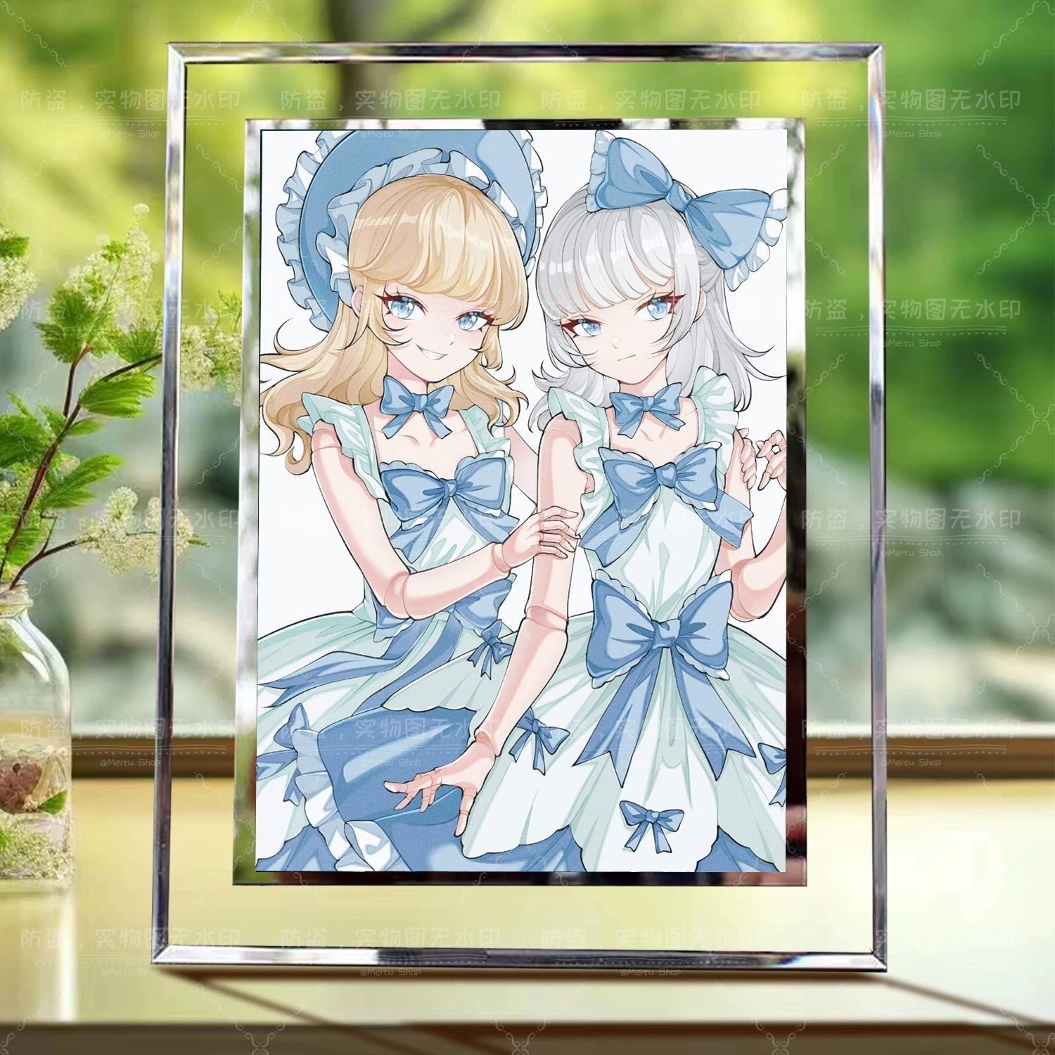 蛋仔派对周边双生怨灵安娜相框