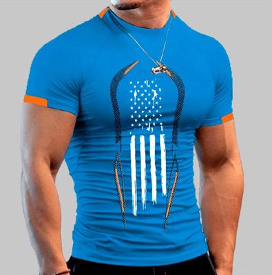 gym clothes sportswear t shirt men 透气速干衣男大码运动短袖T