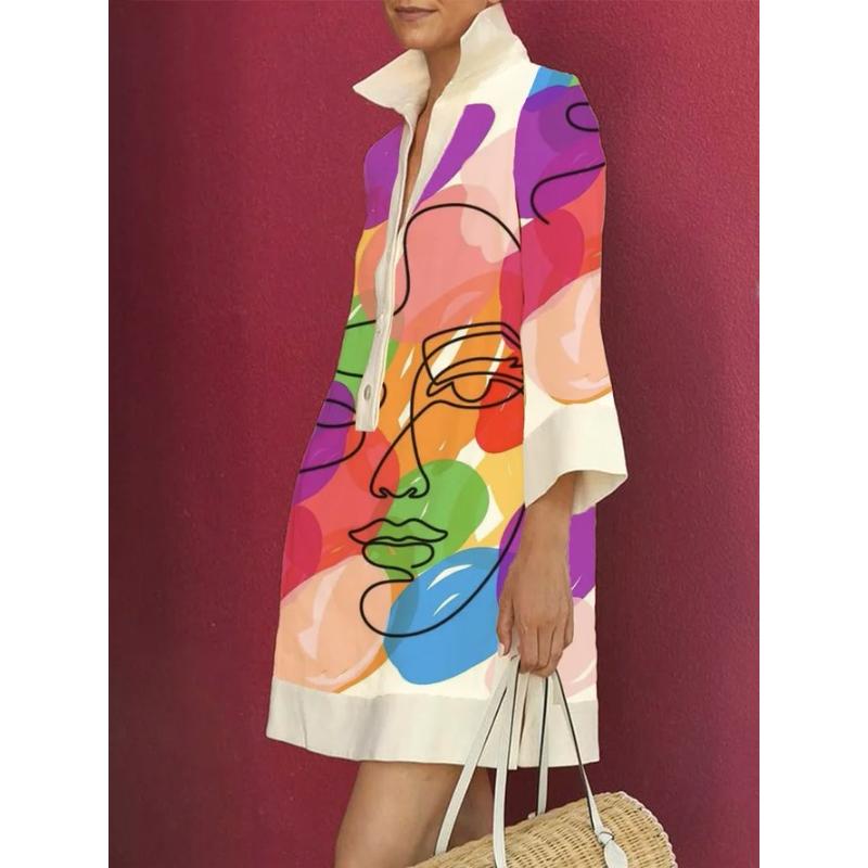 Amazon's New Polo Collar Solid Button Skirt