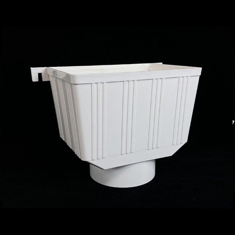 速发pvc雨水斗水水管水水集管斗落水斗两用下排管配件 75-160排水