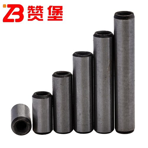 速发淬火钉B120高强度45号钢内螺纹圆柱销/内螺纹销子销头平G直销