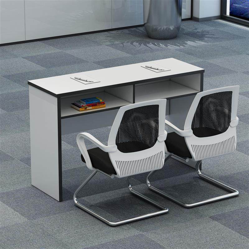 速发培训桌条桌形议桌条会桌学导机构办公桌椅组合辅校班简易课桌