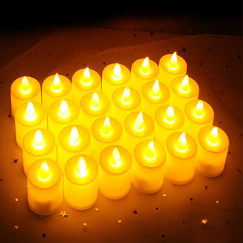 520情人节浪漫布置电子LED蜡烛灯创意婚礼生日婚庆蜡烛场地道具