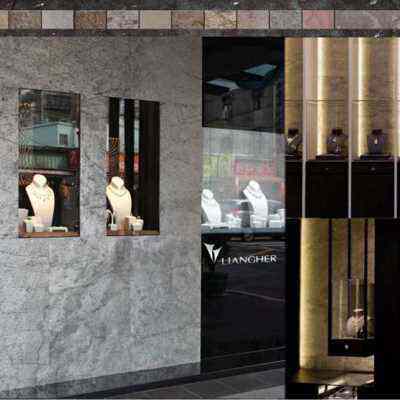 畅销超薄石材柔性透光弯曲天然石材大理石花岗岩墙面外墙装饰石材