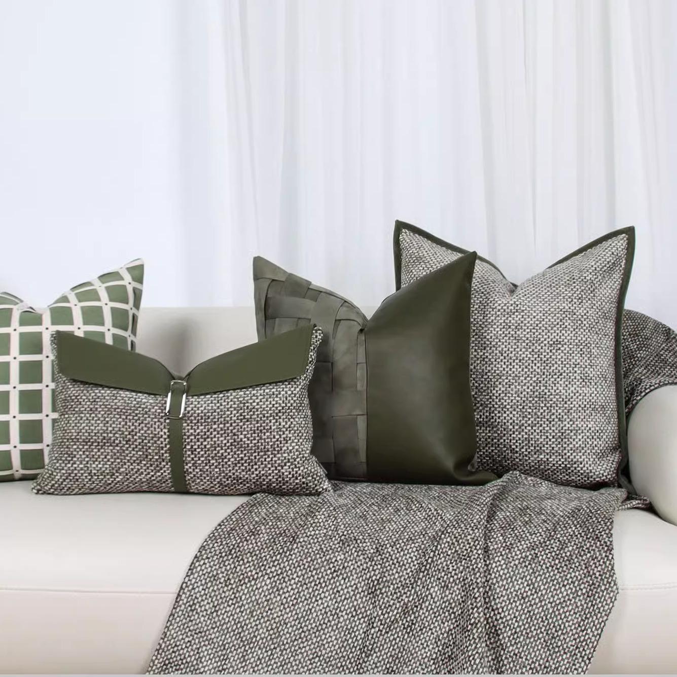 深圳设计师软装靠枕轻奢样板间