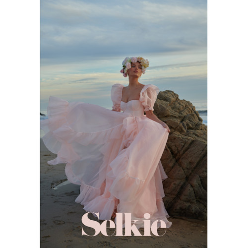 Selkie淡粉色婚纱礼服裙