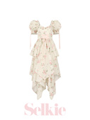 花仙子手帕裙摆连衣裙Selkie 奶白底花瓣 系列 Collection 经典