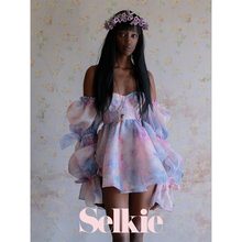 落日蔷薇 藕节袖长袖迷你连衣裙 迪士尼公主裙Selkie Collection