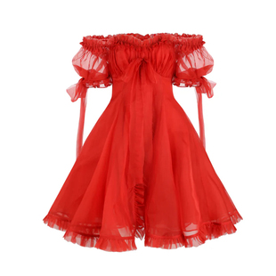 秋上新|大红色迷你连衣裙Selkie Collection
