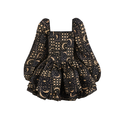 Selkie纯棉长袖蓬蓬蛋糕裙