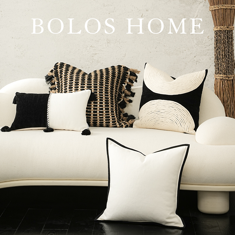 柏洛斯沙发腰靠抱枕鹅毛客厅高档