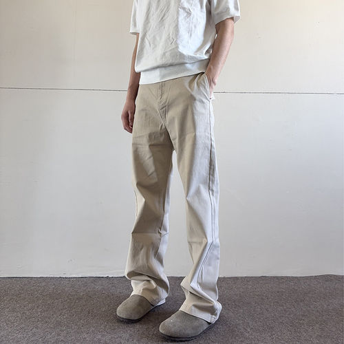 soxiox美式水洗牛仔工装裤男女秋季直筒宽松显瘦复古cleanfit裤子