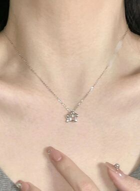 幸运星链项链女轻奢小众高级设计感甜美气质百搭ins锁骨链颈链