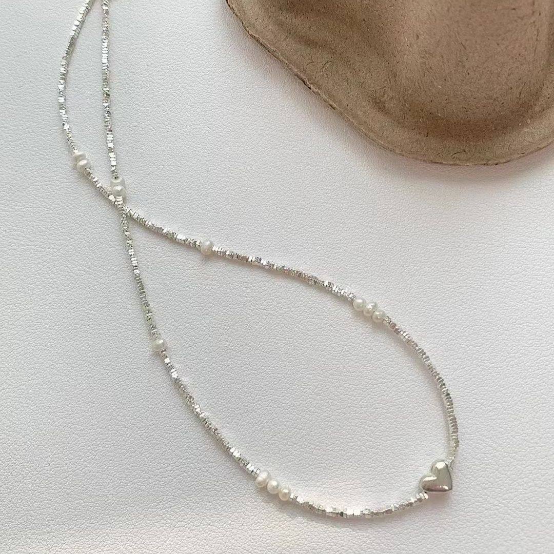 小米珠素圈项链女ins冷淡风简约百搭配饰高级设计感小众锁骨链潮,饰品/流行首饰/时尚饰品新,项链,淘宝优惠券,粉丝福利购,淘宝优惠卷