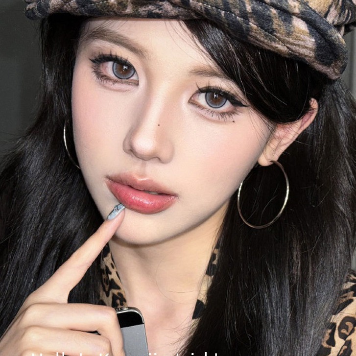 复古千禧辣妹素圈耳环韩系古早女团同款耳圈百搭个性夸张耳饰耳钉