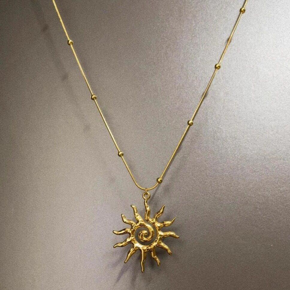 Vintage古着 The sun of fate项链