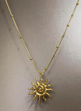 Vintage古着 The sun of fate项链