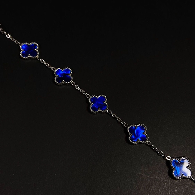 Vintage古著 【Eternal-four-leave】蓝色·手链