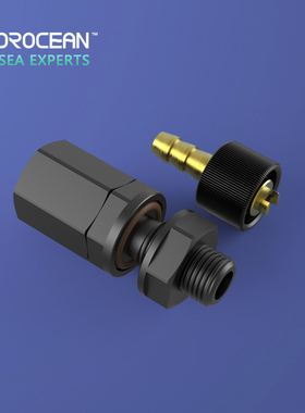 M10气密测试嘴密封测试舱体排气抽真空阀自密封单向阀PRV止回阀