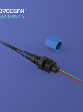 M10舱壁磁吸USB水下连接器ROV机器人密封舱USB输出4芯免开舱接头