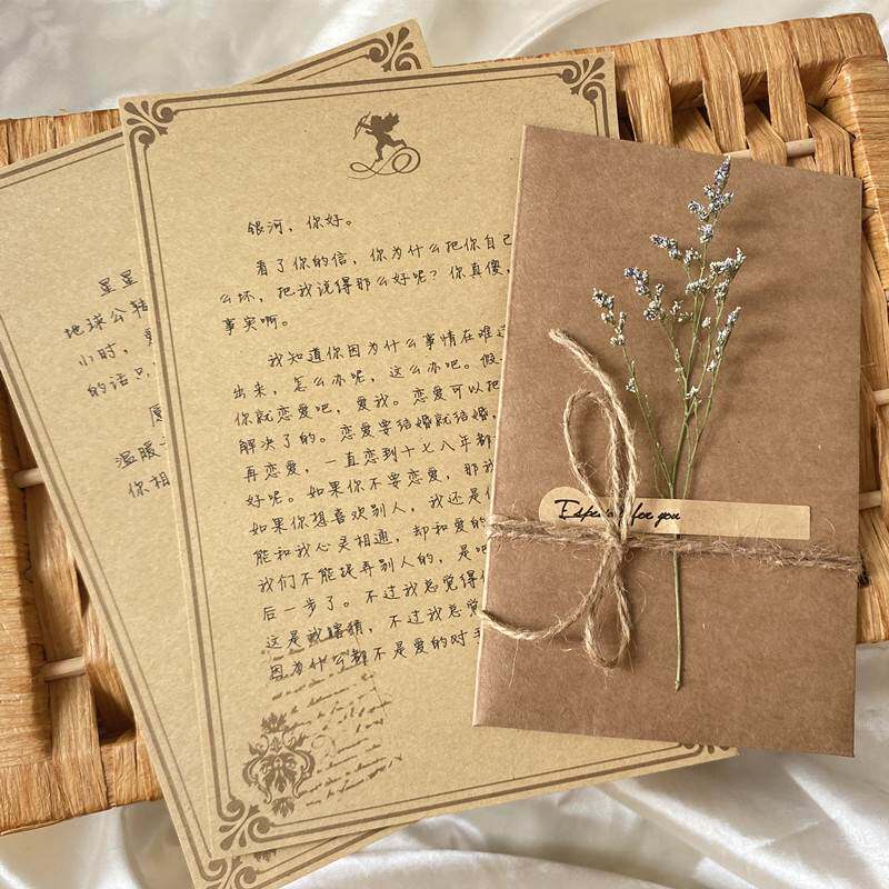 信封信纸代打印手写信节日祝福问候道歉信表白情书生日礼物代寄信