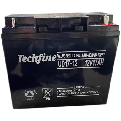 Techfine泰琪丰蓄电池UD17-12 12V17AH消防主机 电梯 应急UPS电源
