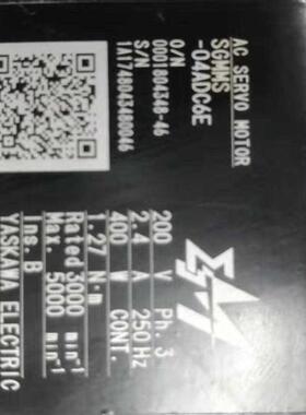 0SGMMS-04ADC6E伺服电机成色漂亮保修3个月 议价