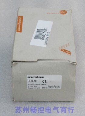 *现货销售*全新德国易福门IFM控制器 DD0096 现货