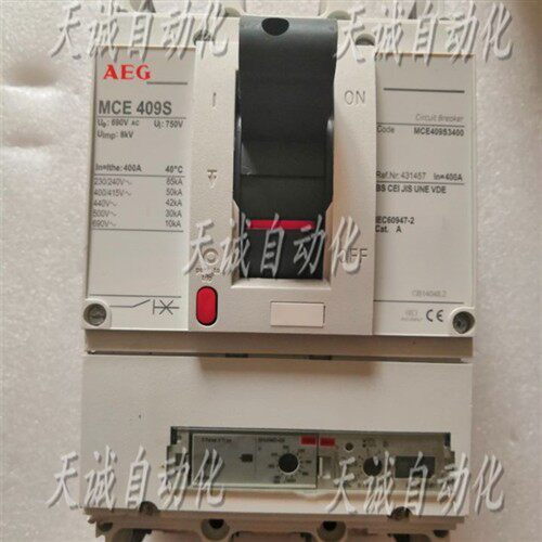 原装美国三相断路器 MCE 409S.H3P 400A   MCA 409S 3P 400A