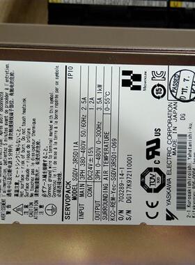 伺服驱动器SGDV-5R4D11A全新原装现货出售 欢迎进店采购询价