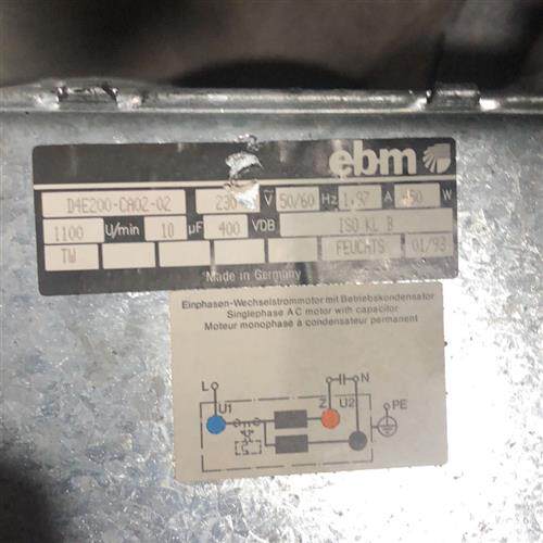原装德国EBM D4E200-BE01-02 D4E200-CA02-02 230V 1.65A