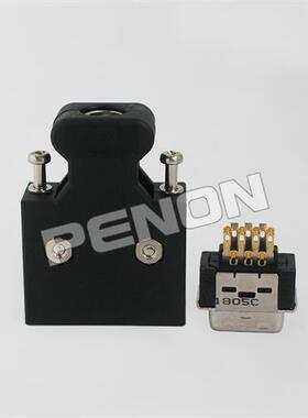 西门子V90 14芯编码器插头6FX2003-0SB14伺服电机编码器线连接器