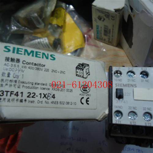 全新原装德国接触器3TF41 22-1XB4