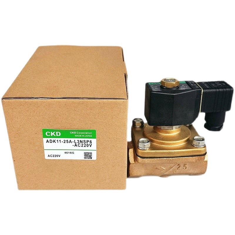 CKD电磁阀ADK11-8A-10A-15A-20A-25A-02C-02E-02ES-03A-DC24V220V - 实物图