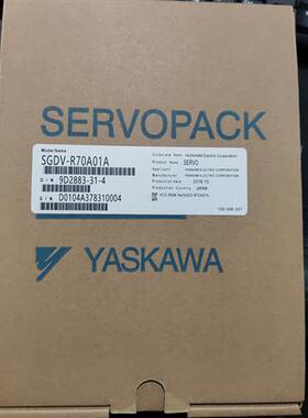 SGDV-R70A01A安川伺服 原装 正品销售 质保一年 询价