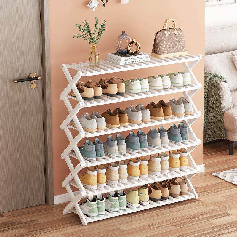 拉车套罩免安装折叠鞋架 防尘宿舍门口客厅室内小鞋柜 组装简易多