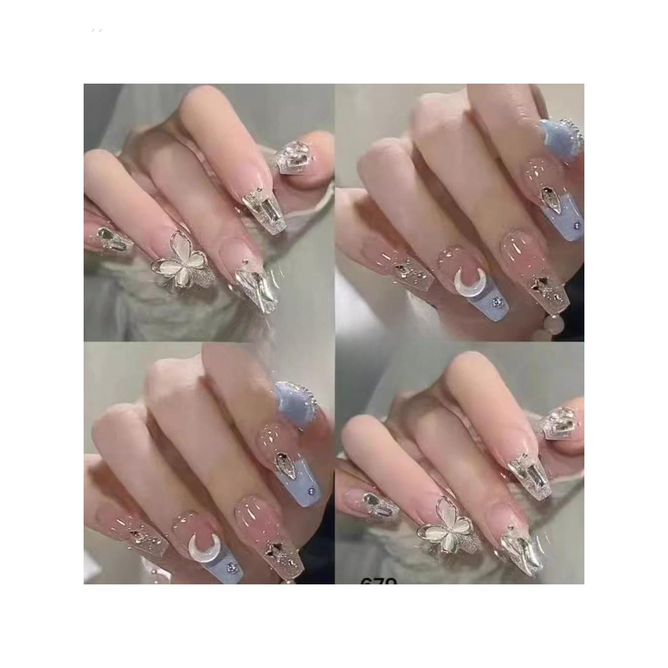 小学生小孩带的儿童专用穿戴甲片202年新款10岁小号女童指甲壳贴