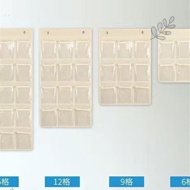 牛津布透明手机收纳袋挂袋接送卡袋手机袋挂墙壁式存放置物袋定做