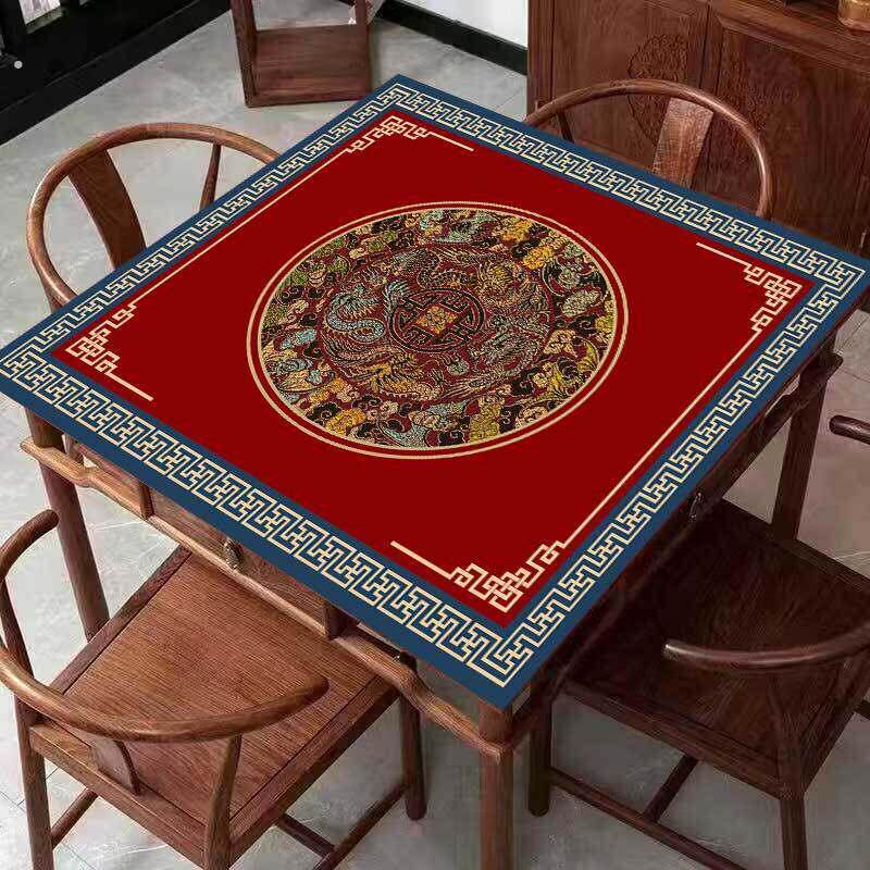 正方形桌面垫麻将桌垫棋牌室桌垫扑克牌九垫防噪音耐磨牌桌垫防烫