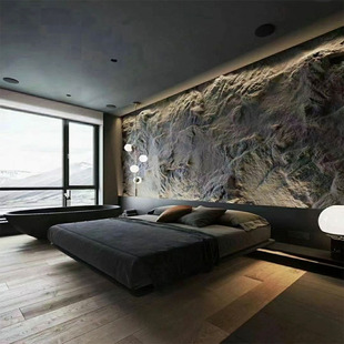 整墙定制轻质大板pu石皮蘑菇石文化石山岩仿真石材容积岩壁背景墙