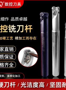 EMR数控铣刀杆EMRW厚款R4白色加硬刀杆RDMT0802 RPMT08T2圆鼻刀杆