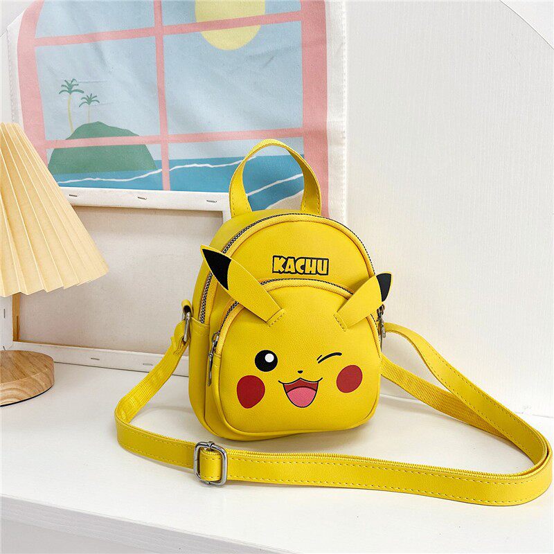 小朋友皮卡丘外出小包包零钱包斜挎包儿童神奇宝贝单肩包手提包男