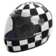 Checker黑白棋盘格 VELDT碳纤维复古头盔