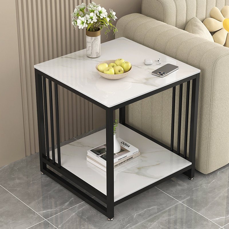 正方形轻奢极简岩板茶几客厅沙发转角小茶几边几沙发侧边边柜角几,住宅家具,角几/边几,淘宝优惠券,粉丝福利购,淘宝优惠卷