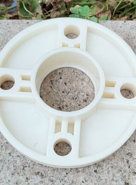 【高强度】淡黄色国标塑料ABS法兰片 DN15/20/25/32/40/50/65热卖